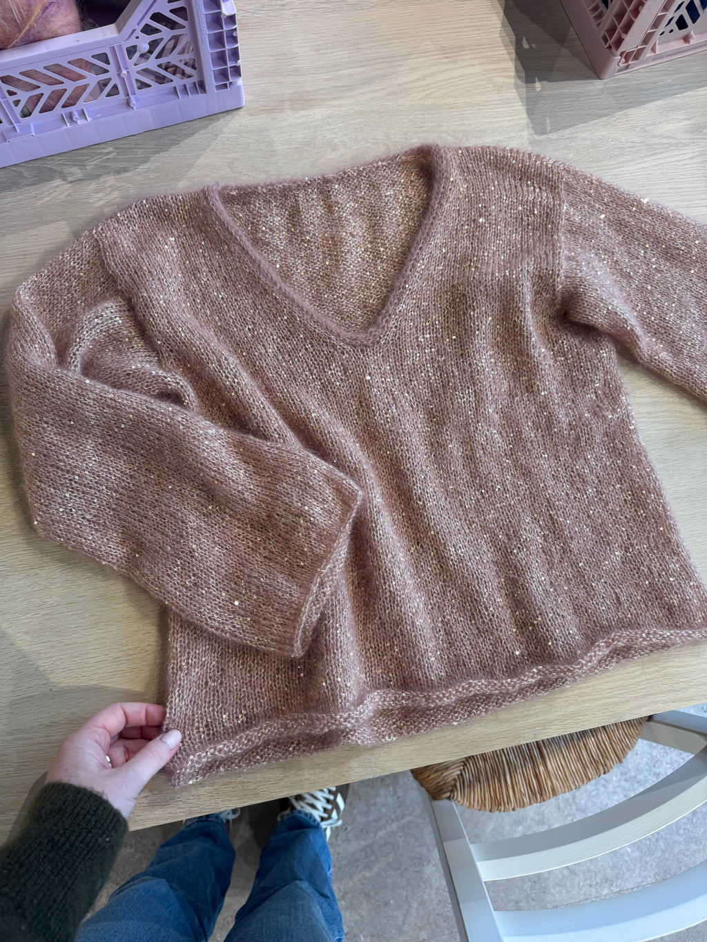 Bling Sweater v-neck