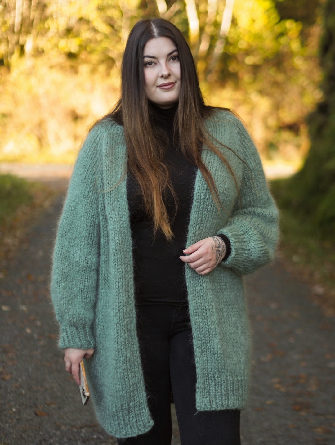 Kastanje cardigan
